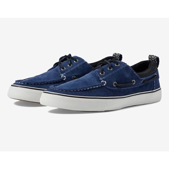 Sperry Bahama 3-Eye Rib Sneaker Mens Size‎ 8.5 Navy New Casual - Picture 1 of 7